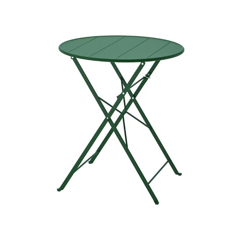 Table, extérieur, tables de jardin,vert, 65 cm