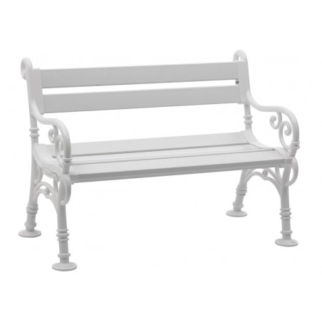 BANK 2-SITZER LINDERHOF WEISS,Mobilier de jardin