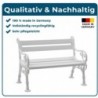 BANK 2-SITZER LINDERHOF WEISS,Mobilier de jardin