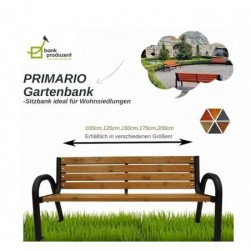 Primario Grande Banc Jardin Exterieur - Banc de Jardin en Bois