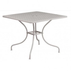 Flash Furniture carré,Table d'extérieuren Acier Patio Table