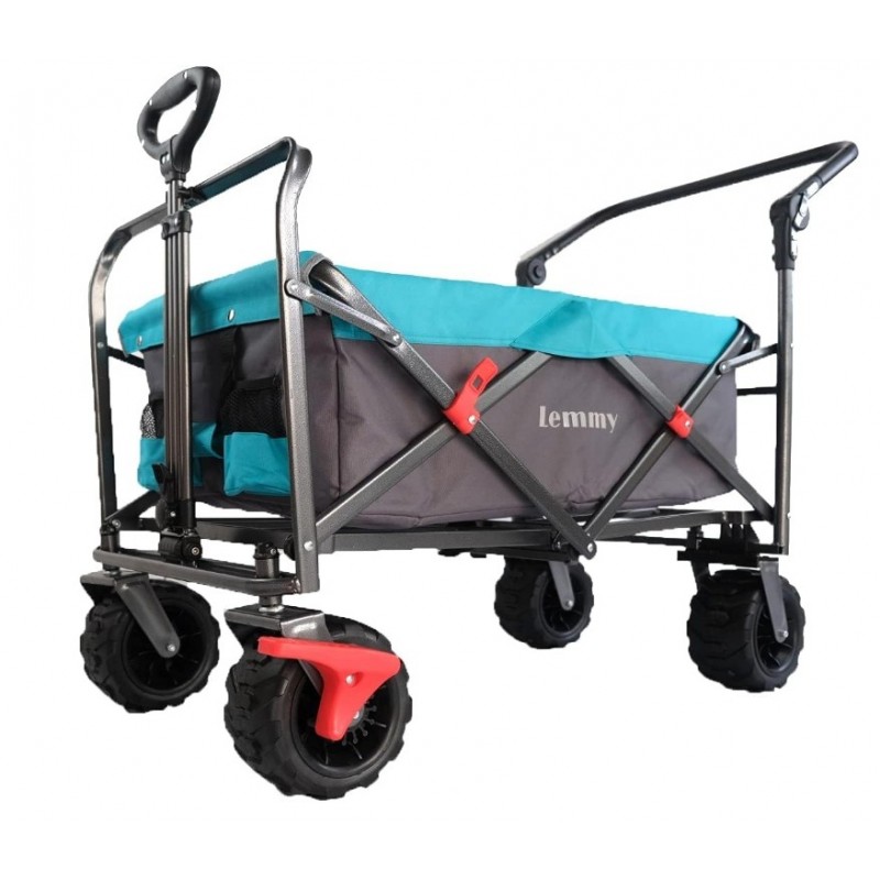 Lemmy Chariot de Plage Pliable, Chariot de Transport, remorque de Jardin