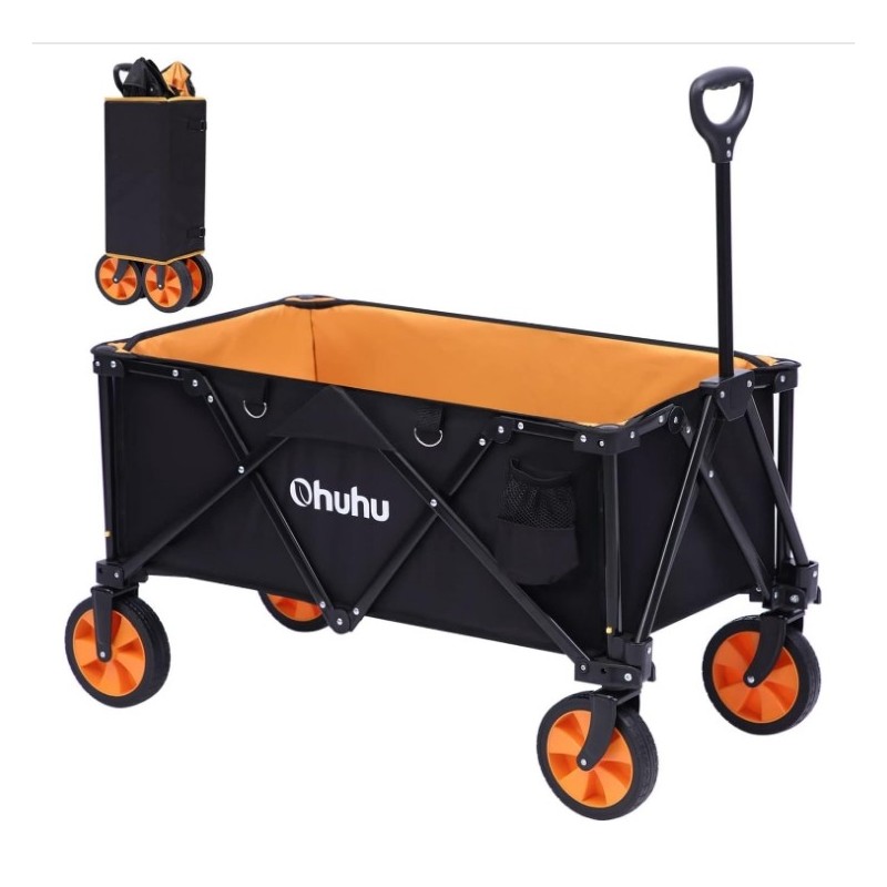 Chariot Extérieur Pliable Chariot de Plage Pliable, Chariot de Jardin