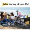 Chariot de Transport Pliable,Chariot Pliable pour Plage Camping Achats