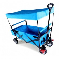 Chariot City Cruiser Turquoise,Chariot de Jardin Pliable pour Enfants