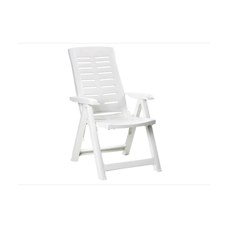 Fauteuil Pliant,Chaise pliante,Couleur: Blanc