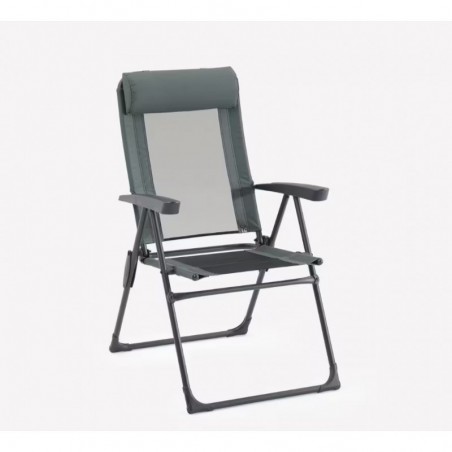 FAUTEUIL PLIANT CONFORTABLE POUR LE CAMPING - INCLINABLE - ACIER