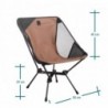 Chaise Basse Pliante de Camping,chaise de jardin,Marron