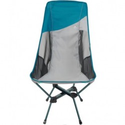 Chaise Basse Pliante de Camping,Chaise de Jardin,Gris Clair