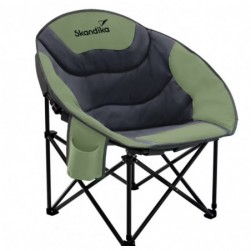 Chaise de Camping,Chaise de jardin - Rembourré,Vert