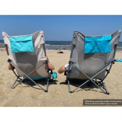 Chaise de Jardin,Chaise de Plage Beach - Pliable-Sac de Transport-Gris