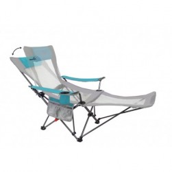 Chaise pliante relax Toras - avec repose-pieds - Camping,Jardin