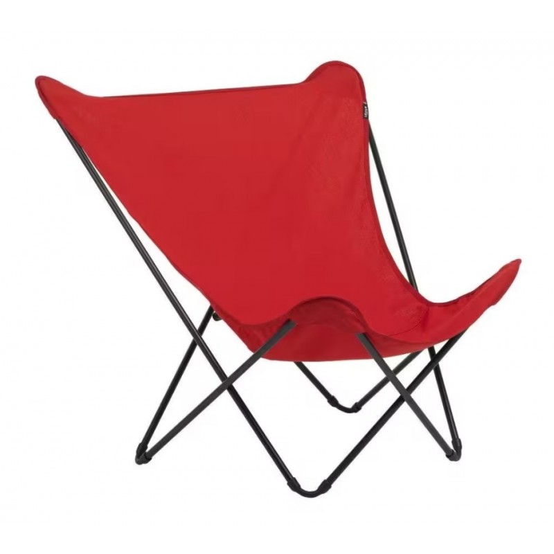 Fauteuil papillon grande largeur - Chaise- Rouge - Lafuma Mobilier