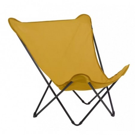 Fauteuil papillon grande largeur -Chaise- Jaune - Lafuma Mobilier