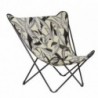 Fauteuil papillon grande largeur - Chaise- Beige -chaise pliante