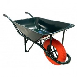 KELI Brouette de jardin- Brouette Rénovation Roue Increvable, 75L