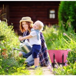 Brouette pour Enfants,métal,avec Benne en Plastique,Jouet de Jardin