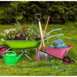 Brouette pour Enfants,métal,avec Benne en Plastique,Jouet de Jardin