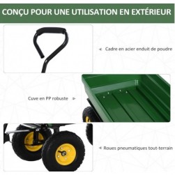 CFhariot de jardin manuel chariot de jardin