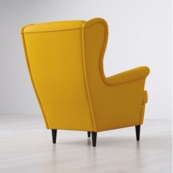 STRANDMON
Fauteuil à oreilles, Skiftebo jaune