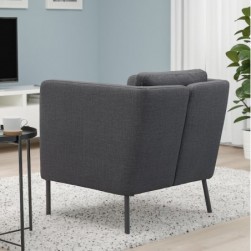 EKERÖ
Fauteuil, Skiftebo gris foncé