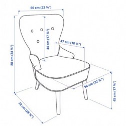 REMSTA
Fauteuil, Hakebo beige