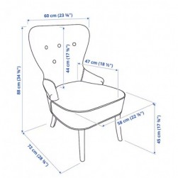 REMSTA
Fauteuil, Djuparp vert-bleu foncé