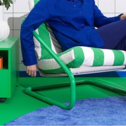 ÖNNESTAD
Fauteuil, Radbyn blanc-vert