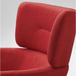 OSKARSHAMN
Fauteuil à oreilles av repose-pieds, Tonerud rouge