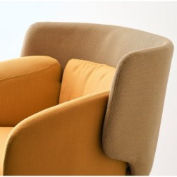 BINGSTA
Fauteuil, Vissle jaune foncé-Kabusa jaune foncé