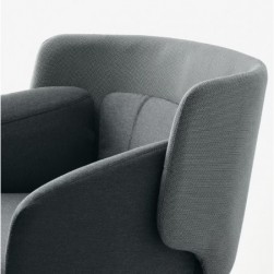 BINGSTA
Fauteuil, Vissle gris foncé-Kabusa gris foncé