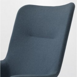 VEDBO
Fauteuil haut, Gunnared bleu