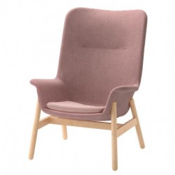 VEDBO
Fauteuil haut, Gunnared brun-rose clair