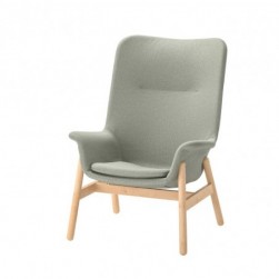 VEDBO
Fauteuil haut, Gunnared vert clair