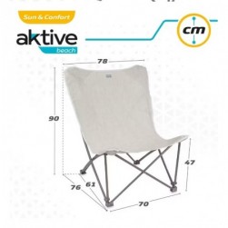 Chaise pliante de camping Aktive