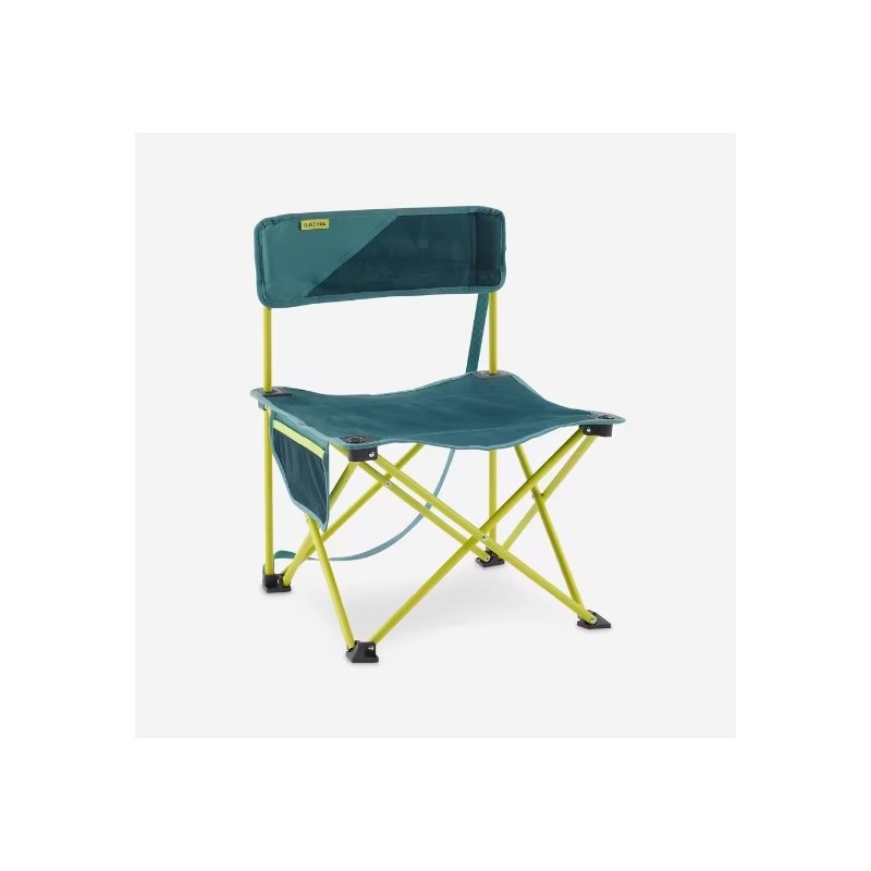 CHAISE BASSE PLIANTE DE CAMPING MH100 Jaune