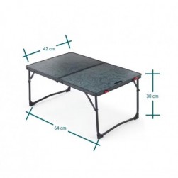 TABLE BASSE PLIANTE DE CAMPING - MH100 - GRISE