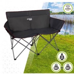 Chaise de camping double pliante Aktive