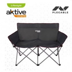 Chaise de camping double pliante Aktive