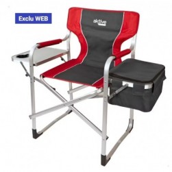 AKTIVE - Chaise Pliante Camping avec Table et Sac Isotherme