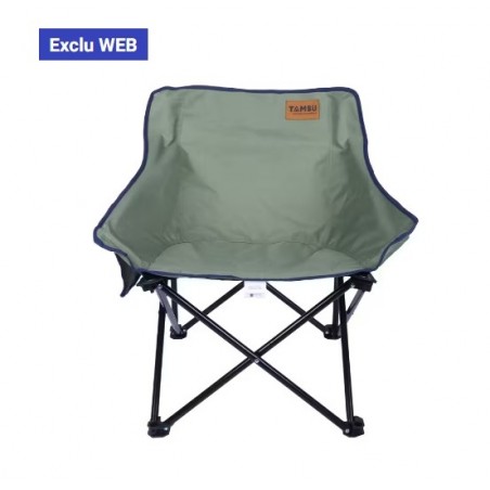 Chaise de camping TAMBU LAJA- Chaise pliante- Vert