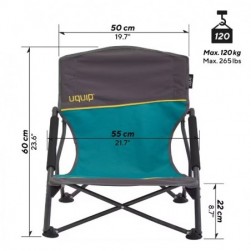 Chaise de plage Sandy camping pliante Faible 120 kg