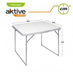 AKTIVE - Ensemble Table Pliante et 2 Chaises Pliantes