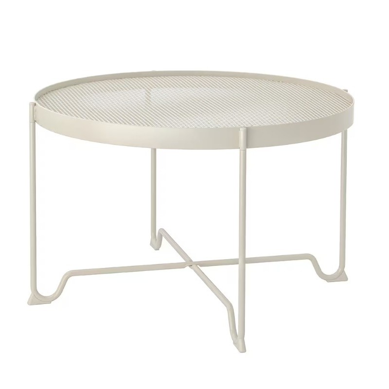 KROKHOLMEN Table basse, extérieur, beige, 73 cm