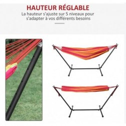 Hamac de jardin , support en métal époxy