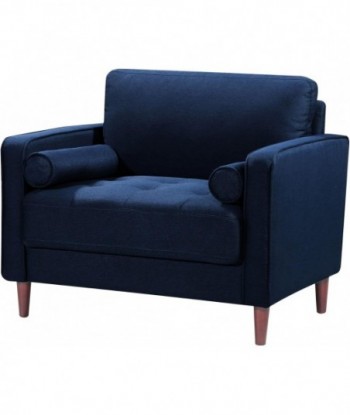 Fauteuil Lexington de Lifestyle Solutions, bleu marine