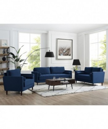 Fauteuil Lexington de Lifestyle Solutions, bleu marine