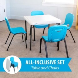 Table et chaises pour enfants combinaison a vie