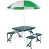 Combinaison table de pique - nique et parasol stansport - Vert